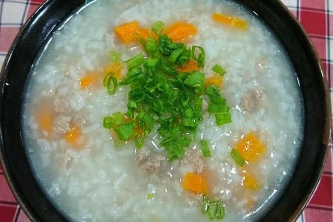 món cháo thịt heo rau củ món cháo thịt heo rau củ