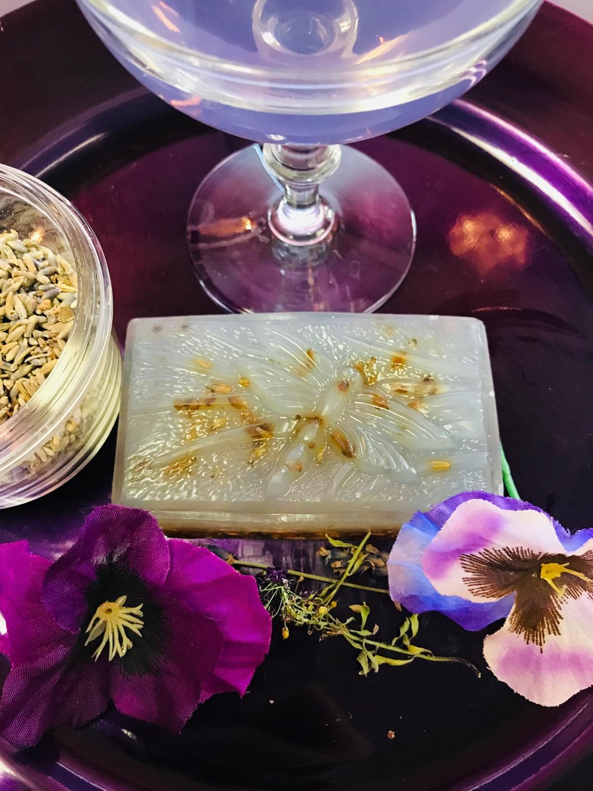 THE LOVELY LAVENDER DRAGONFLY CO SOAP THE LOVELY LAVENDER DRAGONFLY CO SOAP