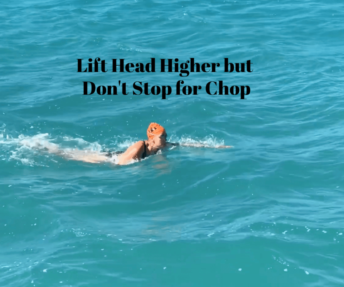 Head, Swim, open water, Technique, rough, waves, triathlon, Kirsten, KGR Coaching Head, Swim, open water, Technique, rough, waves, triathlon, Kirsten, KGR Coaching