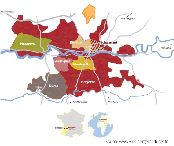 Les appellation de la région de Bergerac Les appellation de la région de Bergerac