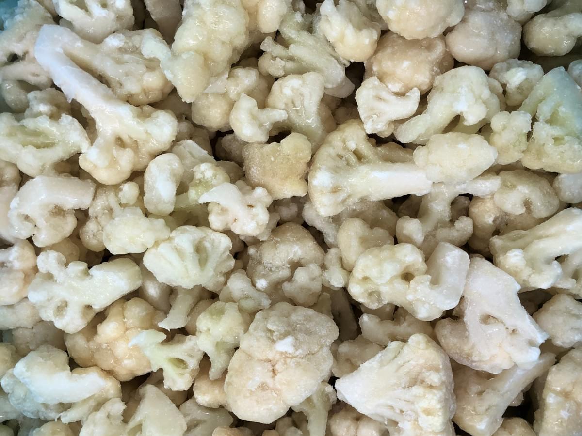 IQF Cut Cauliflowers Grade B IQF Cut Cauliflowers Grade B