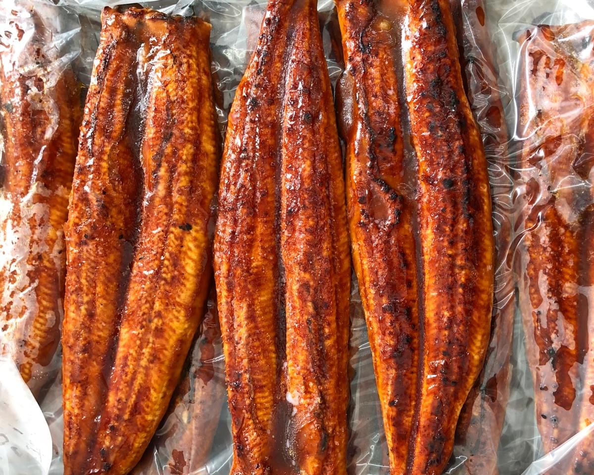Frozen Roasted Eel Fillets Frozen Roasted Eel Fillets