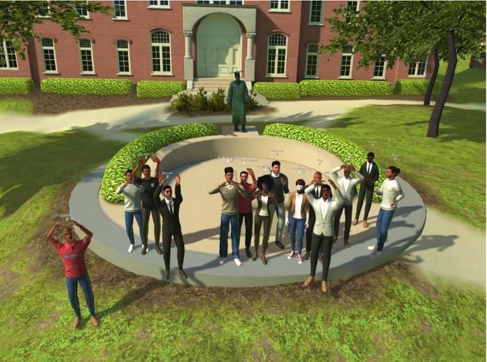 The Morehouse College campus in VictoryXR. VictoryXR The Morehouse College campus in VictoryXR. VictoryXR