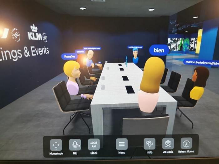 KLM meeting on a custom room in Glue. KLM KLM meeting on a custom room in Glue. KLM