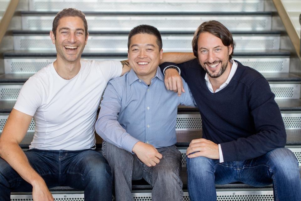 Leia founders David Fattal, CEO, Zhen Peng, CTO, Pierre-Emmanuel Evreux, President and CFO. Leia, Inc. Leia founders David Fattal, CEO, Zhen Peng, CTO, Pierre-Emmanuel Evreux, President and CFO. Leia, Inc.