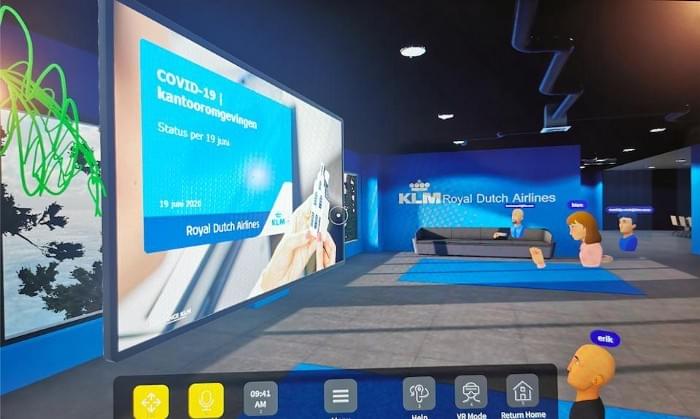 In Glue, KLM team members can write on whiteboards, share presentations, videos, and web pages. KLM In Glue, KLM team members can write on whiteboards, share presentations, videos, and web pages. KLM