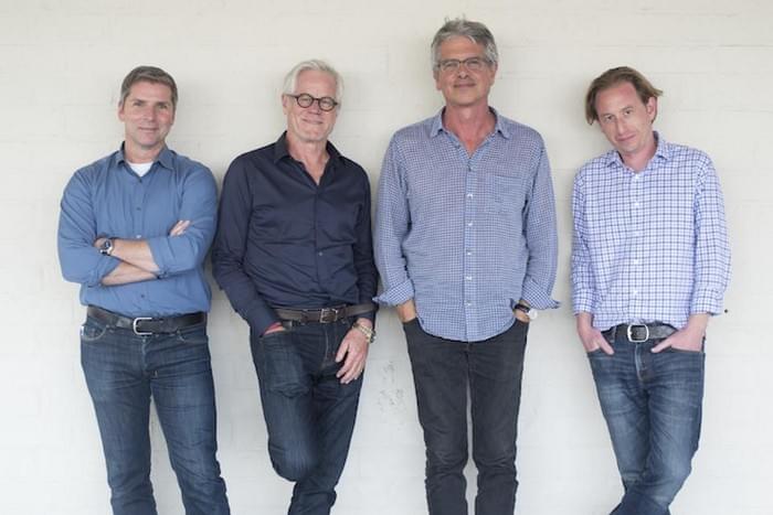 Dreamscape management. From L. to R. Bruce Vaughn, Kevin Wall, Walter Parkes, and COO Aaron Grosky. Dreamscape Dreamscape management. From L. to R. Bruce Vaughn, Kevin Wall, Walter Parkes, and COO Aaron Grosky. Dreamscape