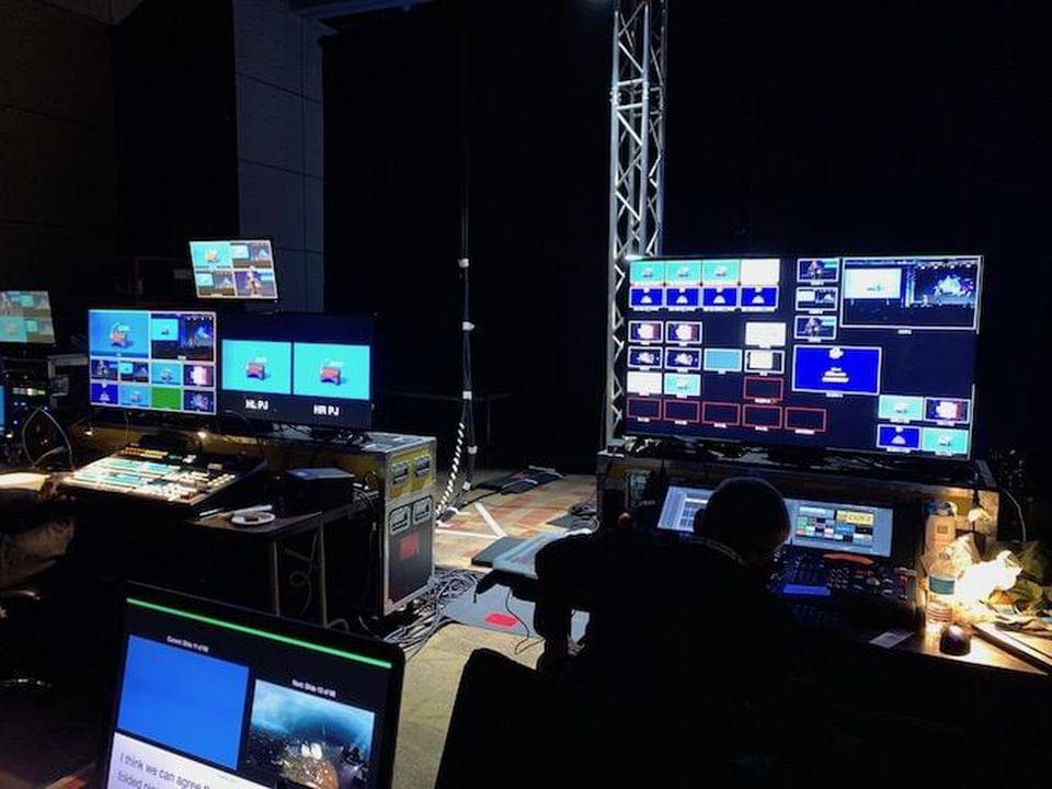 Backstage it looked like NASA mission control. AWE spares no expense, and the videos from the conference are XR Ted talks with thousands of views on YouTube. CHARLIE FINK Backstage it looked like NASA mission control. AWE spares no expense, and the videos from the conference are XR Ted talks with thousands of views on YouTube. CHARLIE FINK