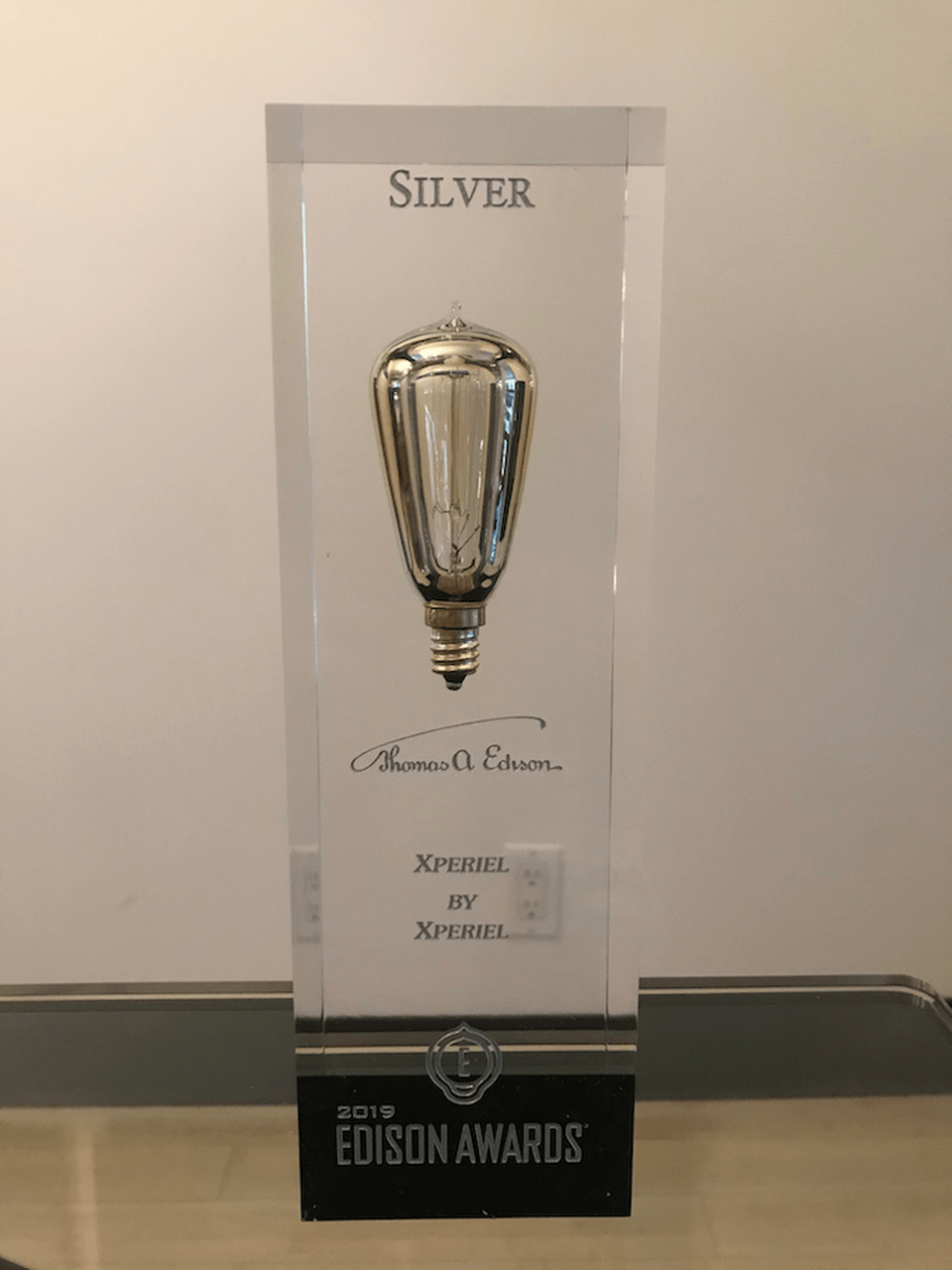 On April 4, Xperiel won the Silver Edison Award in the IoT category for their “Real World Web” IoT AR Operating System. XPERIEL On April 4, Xperiel won the Silver Edison Award in the IoT category for their “Real World Web” IoT AR Operating System. XPERIEL
