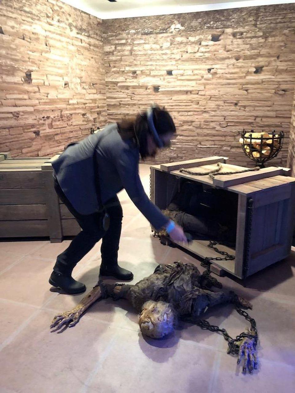 Samantha Wolfe burns a White Walker in Magic Leap’s “Game of Thrones” promotion. SAMANTHA WOLFE Samantha Wolfe burns a White Walker in Magic Leap’s “Game of Thrones” promotion. SAMANTHA WOLFE
