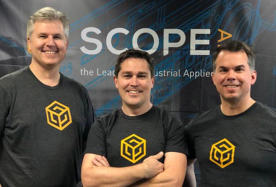 Scope AR founders from L: Graham Melley, Scott Montgomerie, and David Nedohin. Scope AR Scope AR founders from L: Graham Melley, Scott Montgomerie, and David Nedohin. Scope AR