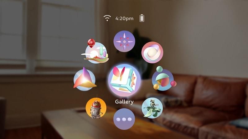 The Magic Leap Home Screen. The Magic Leap Home Screen.