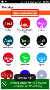 VoicePing Optimization for The Best Walkie Talkie Experience VoicePing Optimization for The Best Walkie Talkie Experience