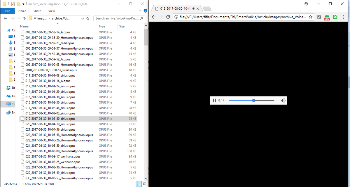 VoicePing New Recordings Feature VoicePing New Recordings Feature