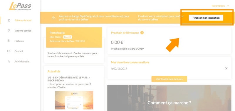 Abonné LePass : Vous pouvez ajouter vos pièces justificatives depuis l'accueil de l'espace client. Abonné LePass : Vous pouvez ajouter vos pièces justificatives depuis l'accueil de l'espace client.