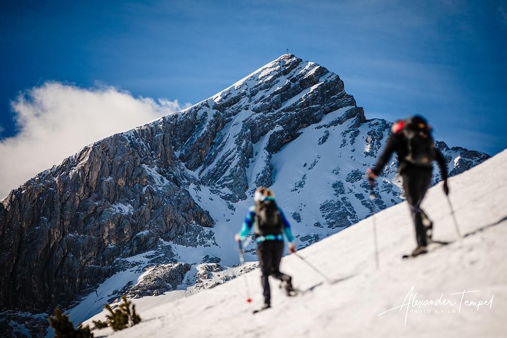 Fotoproduktion Hamburg, Schneeschuhwandern Zugspitze, Fotograf Alexander Tempel Fotoproduktion Hamburg, Schneeschuhwandern Zugspitze, Fotograf Alexander Tempel