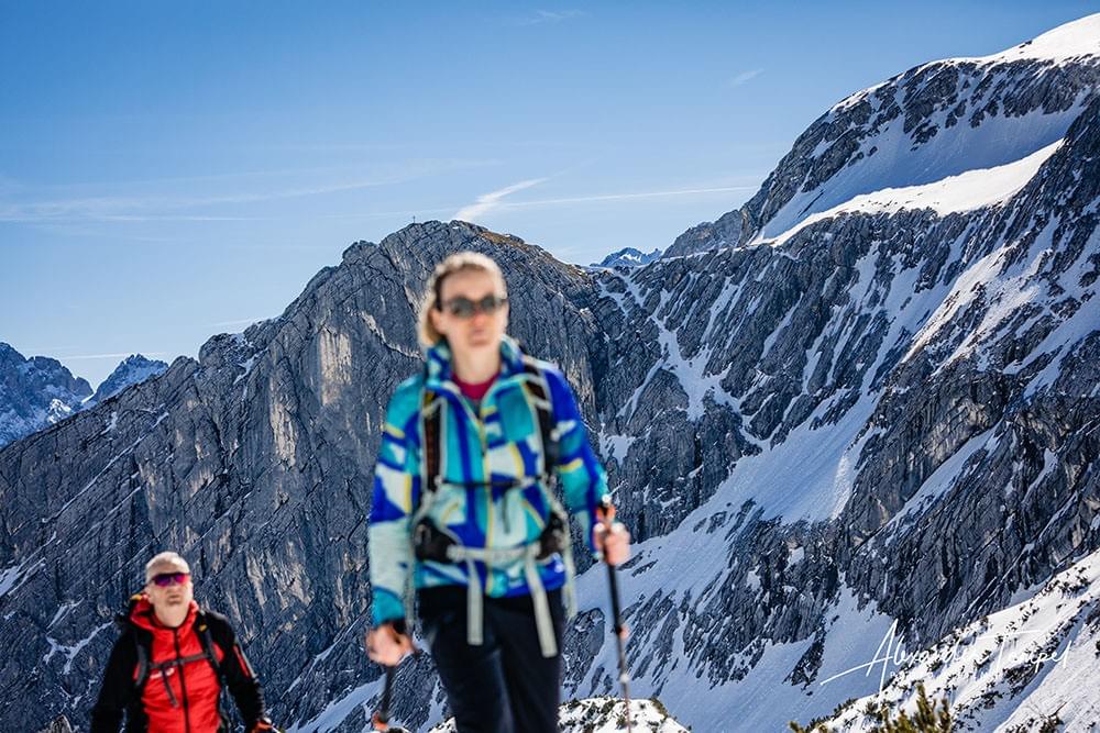 Fotoproduktion Hamburg, Schneeschuhwandern Zugspitze, Fotograf Alexander Tempel Fotoproduktion Hamburg, Schneeschuhwandern Zugspitze, Fotograf Alexander Tempel