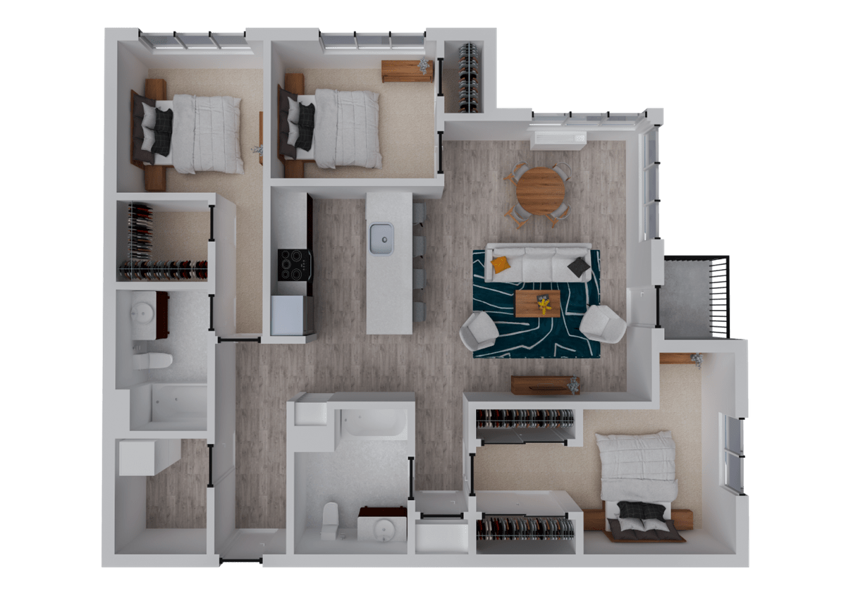 3D Floor Plans 3D Floor Plans