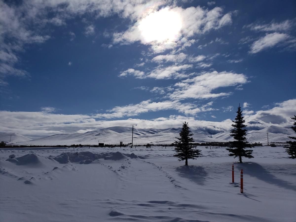 This is the view from the rest area at Lima, Montana on Wednesday, February 12, 2020, about noon. This is the view from the rest area at Lima, Montana on Wednesday, February 12, 2020, about noon.