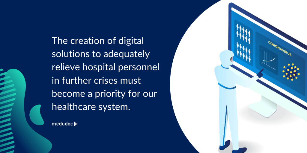 Digital solutions must relive hospital staff - medudoc Digital solutions must relive hospital staff - medudoc