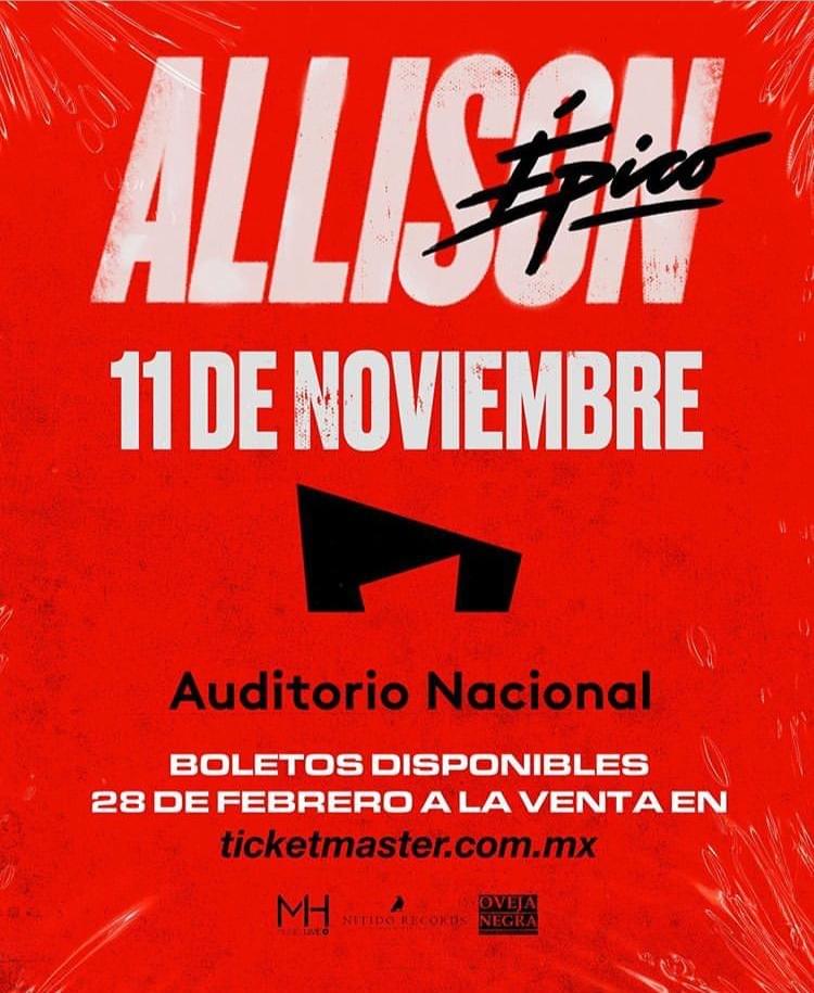 Foto bajada de la cuenta oficial de Allison Foto bajada de la cuenta oficial de Allison