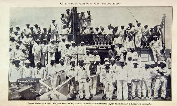 Revolta durou cinco dias, em que a armada ficou sob comando dos revoltosos Revolta durou cinco dias, em que a armada ficou sob comando dos revoltosos