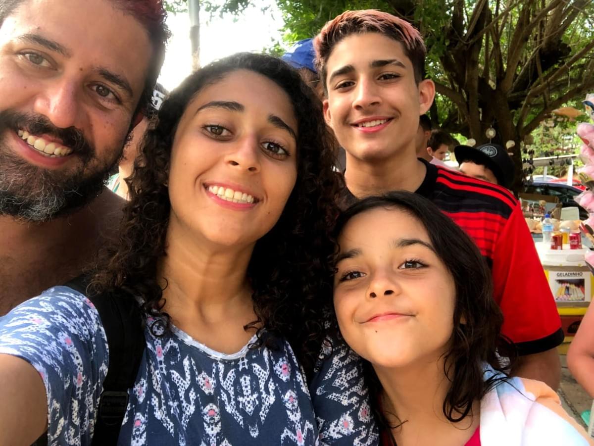 Álvaro, Bia, Matheus e Alice Álvaro, Bia, Matheus e Alice