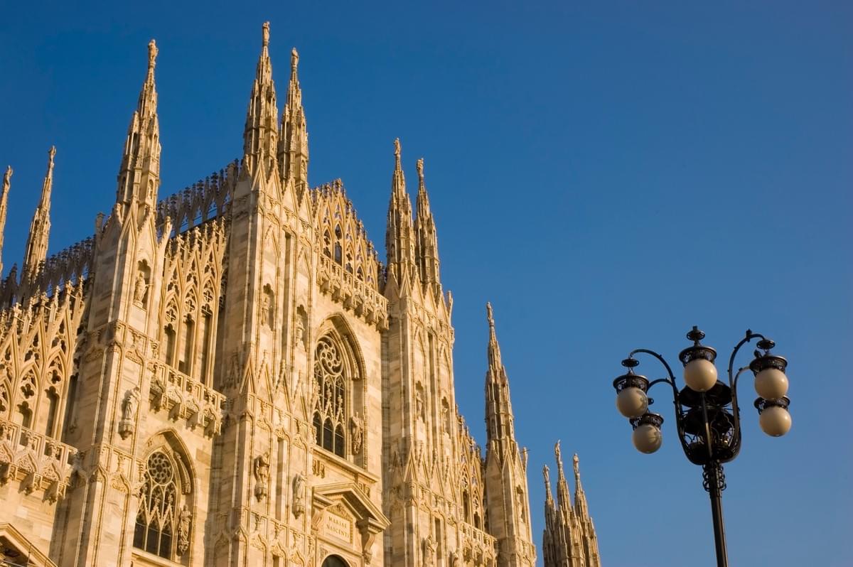 Image of the marble facade of the Duomo Santa Maria Nascente in Milan – Italy (Courtesy Dreamstime) Image of the marble facade of the Duomo Santa Maria Nascente in Milan – Italy (Courtesy Dreamstime)