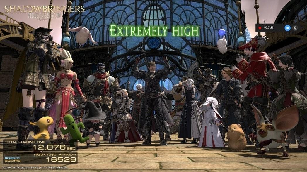 FINAL FANTASY XIV:Shadowbringers以最嚴苛MAXIMUM設定拿到EXTREMELY HIGH,為16,529,分數不俗。 彭子豪/攝影 FINAL FANTASY XIV:Shadowbringers以最嚴苛MAXIMUM設定拿到EXTREMELY HIGH,為16,529,分數不俗。 彭子豪/攝影