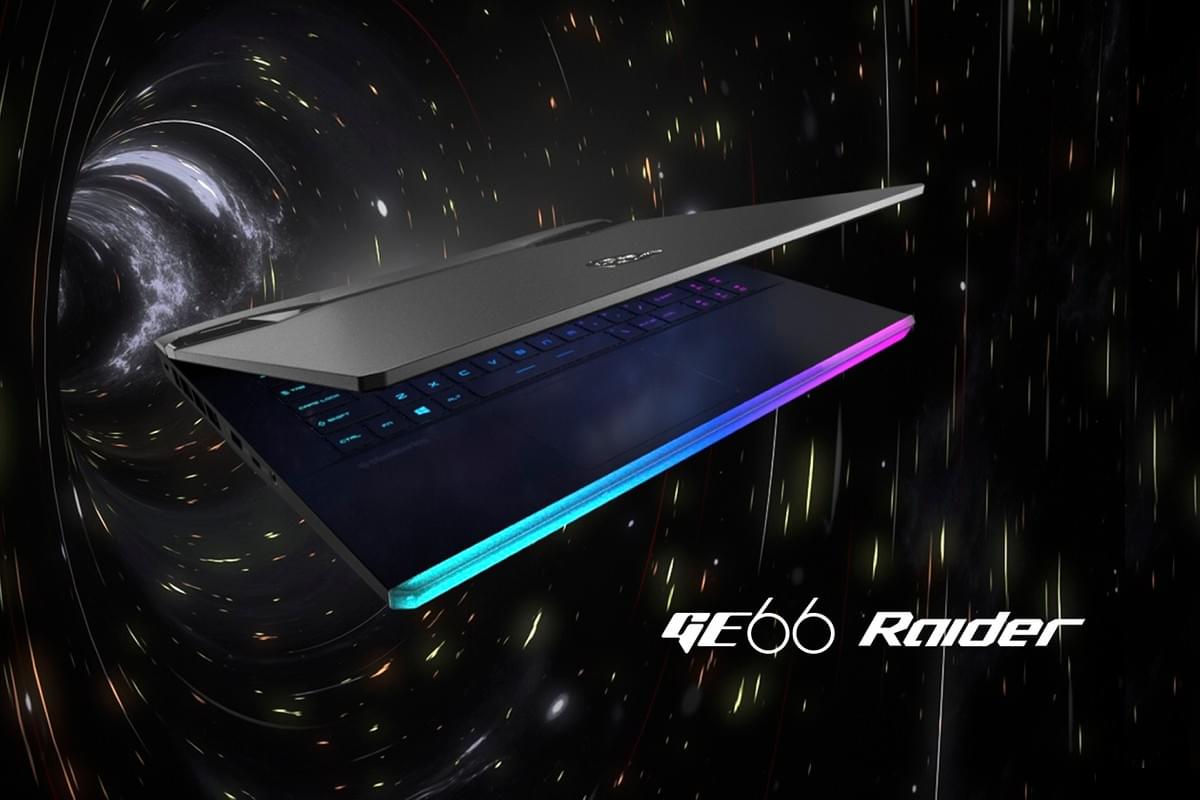 GE66 Raider採用前所未有的全景炫光燈效,掌托處配置橫幅的Mystic Light bar,可顯示多達1670萬種色彩,炫泡感十足。 微星/提供 GE66 Raider採用前所未有的全景炫光燈效,掌托處配置橫幅的Mystic Light bar,可顯示多達1670萬種色彩,炫泡感十足。 微星/提供