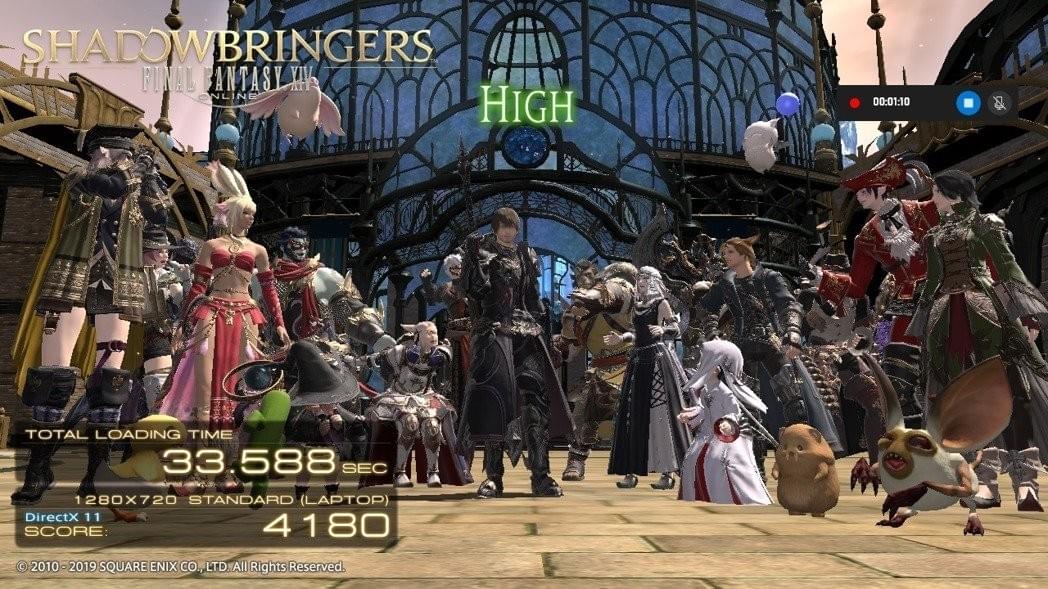 FINAL FANTASY XIV: Shadowbringers以720p、標準設定,拿下4,180分取得HIGH認證。彭子豪/攝影 FINAL FANTASY XIV: Shadowbringers以720p、標準設定,拿下4,180分取得HIGH認證。彭子豪/攝影