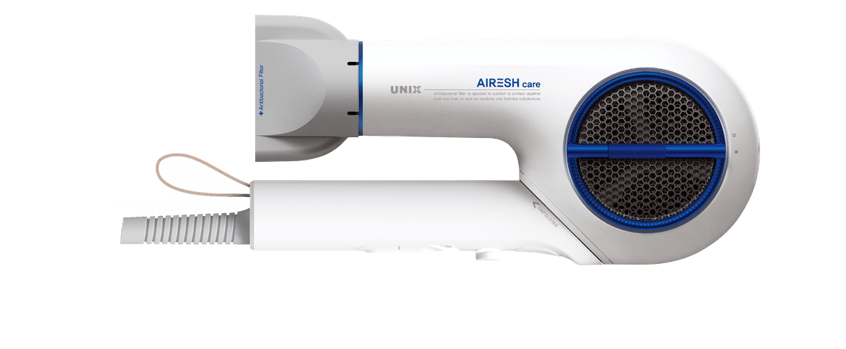 AIRESH CARE具備一鍵90度收納功能利於攜帶及置物。 UNIX Taiwan/提供 AIRESH CARE具備一鍵90度收納功能利於攜帶及置物。 UNIX Taiwan/提供