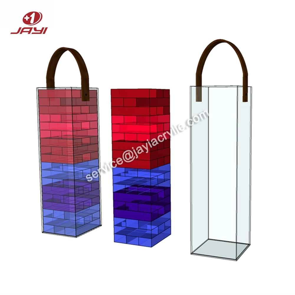 Acrylic Jenga Game Set Acrylic Jenga Game Set