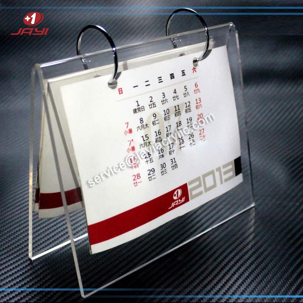 Acrylic desk calendar Acrylic desk calendar