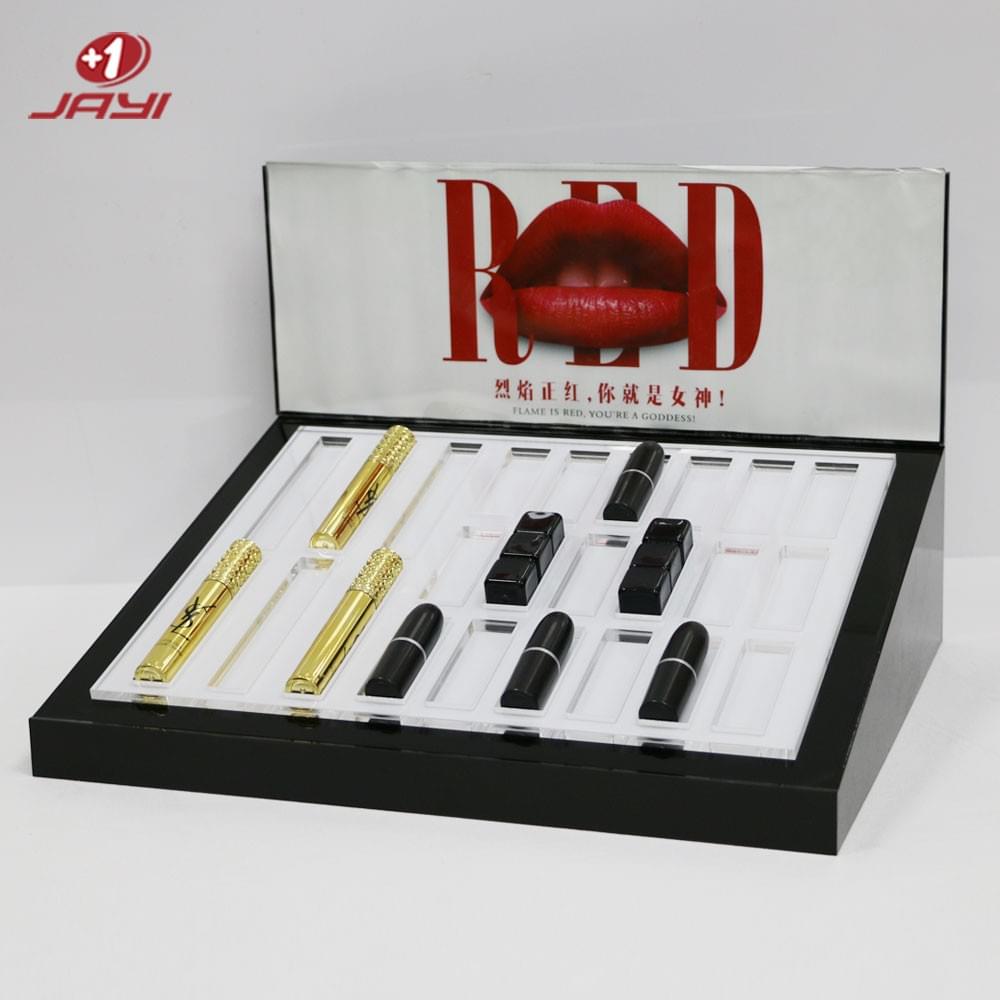 acrylic lipstick display stand with led acrylic lipstick display stand with led