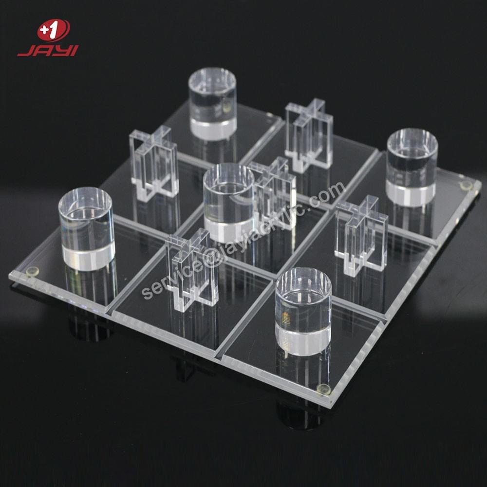 Acrylic Tic-Tac-Toe Board Game Acrylic Tic-Tac-Toe Board Game
