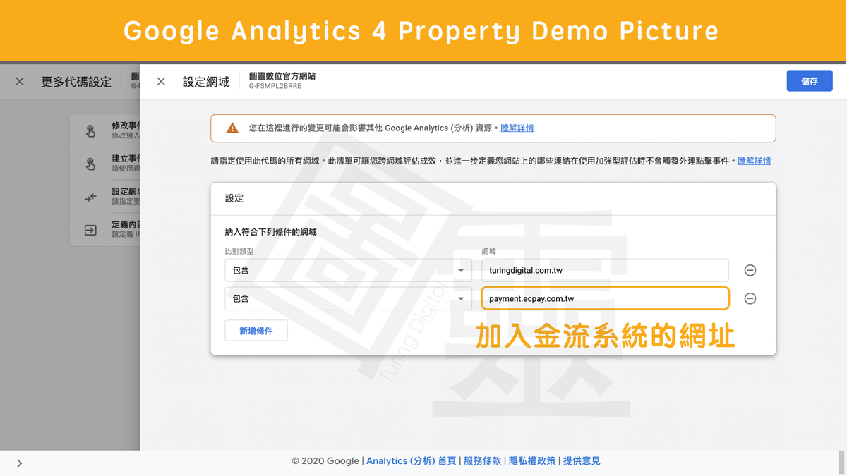 Google Analytcis 4 Property 跨網域設定 Google Analytcis 4 Property 跨網域設定