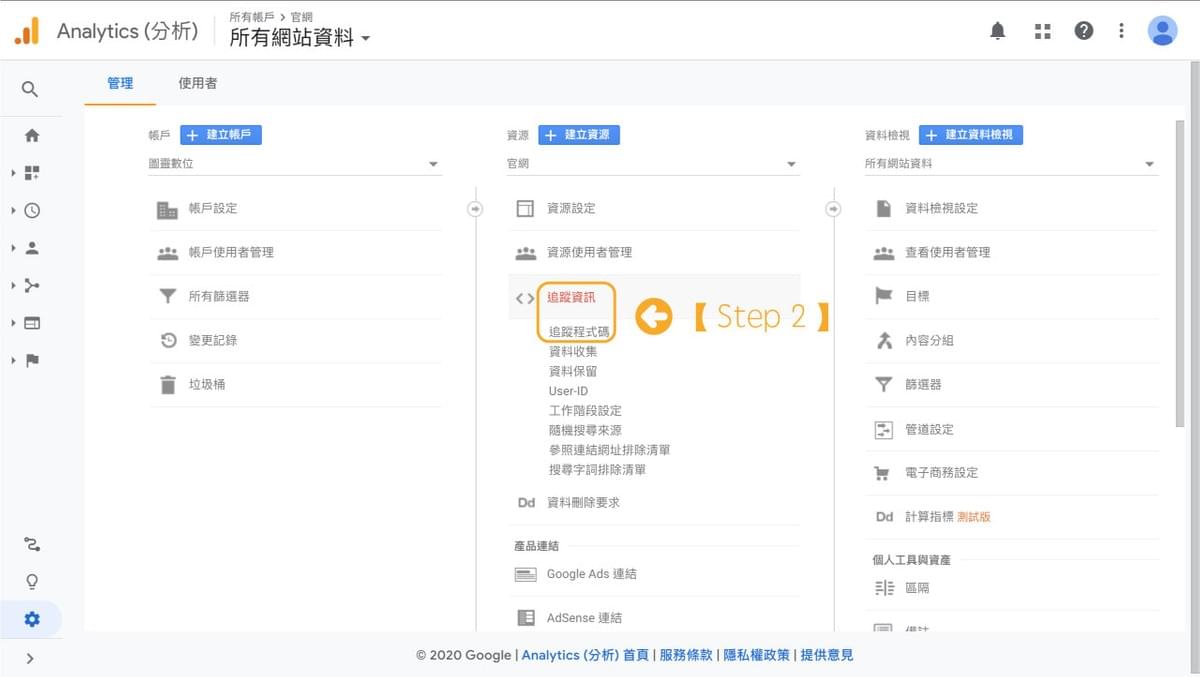 點擊追蹤資訊的追蹤程式碼 點擊追蹤資訊的追蹤程式碼