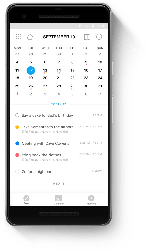 Le calendrier Android Le calendrier Android