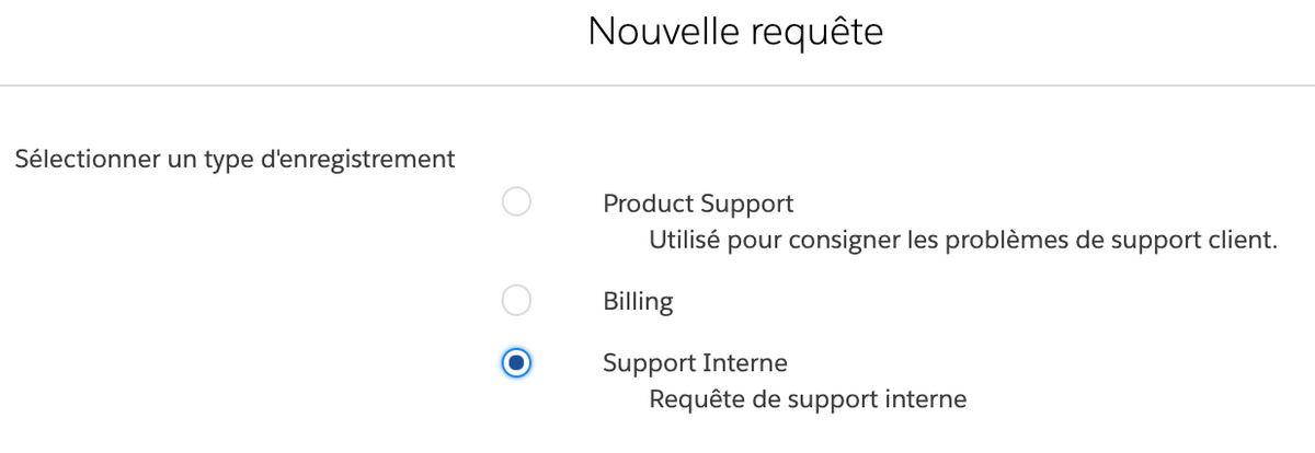 Création d'une requête Salesforce Création d'une requête Salesforce