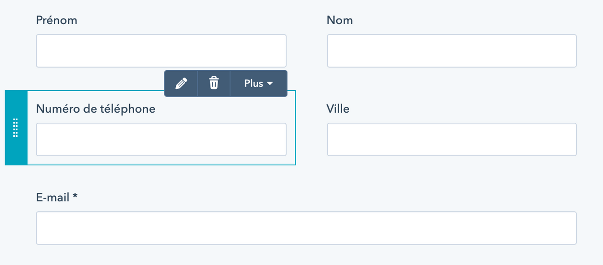 Optimisation taille formulaire Optimisation taille formulaire