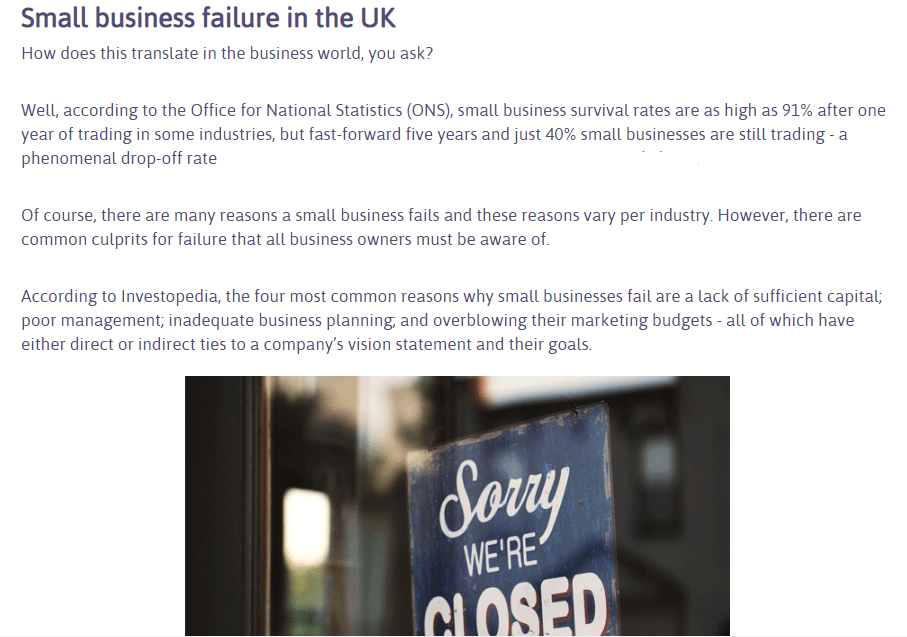 Less than half of new small business survive five years Less than half of new small business survive five years