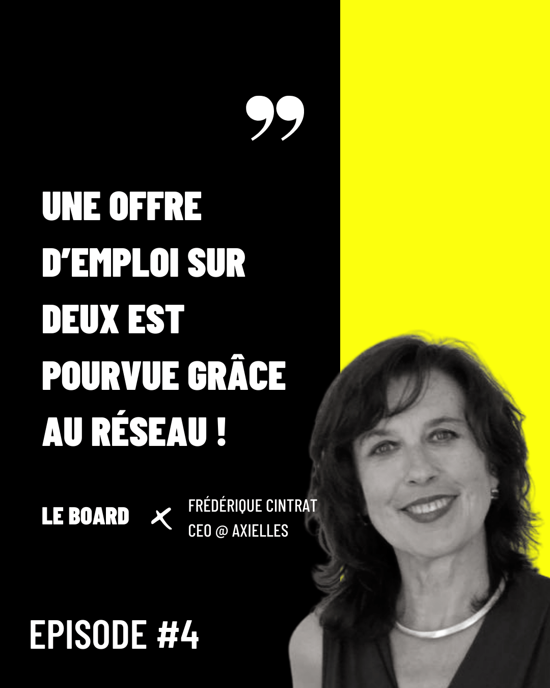 L'importance du réseau par Frédérique Cintrat, CEO d'Axielles L'importance du réseau par Frédérique Cintrat, CEO d'Axielles