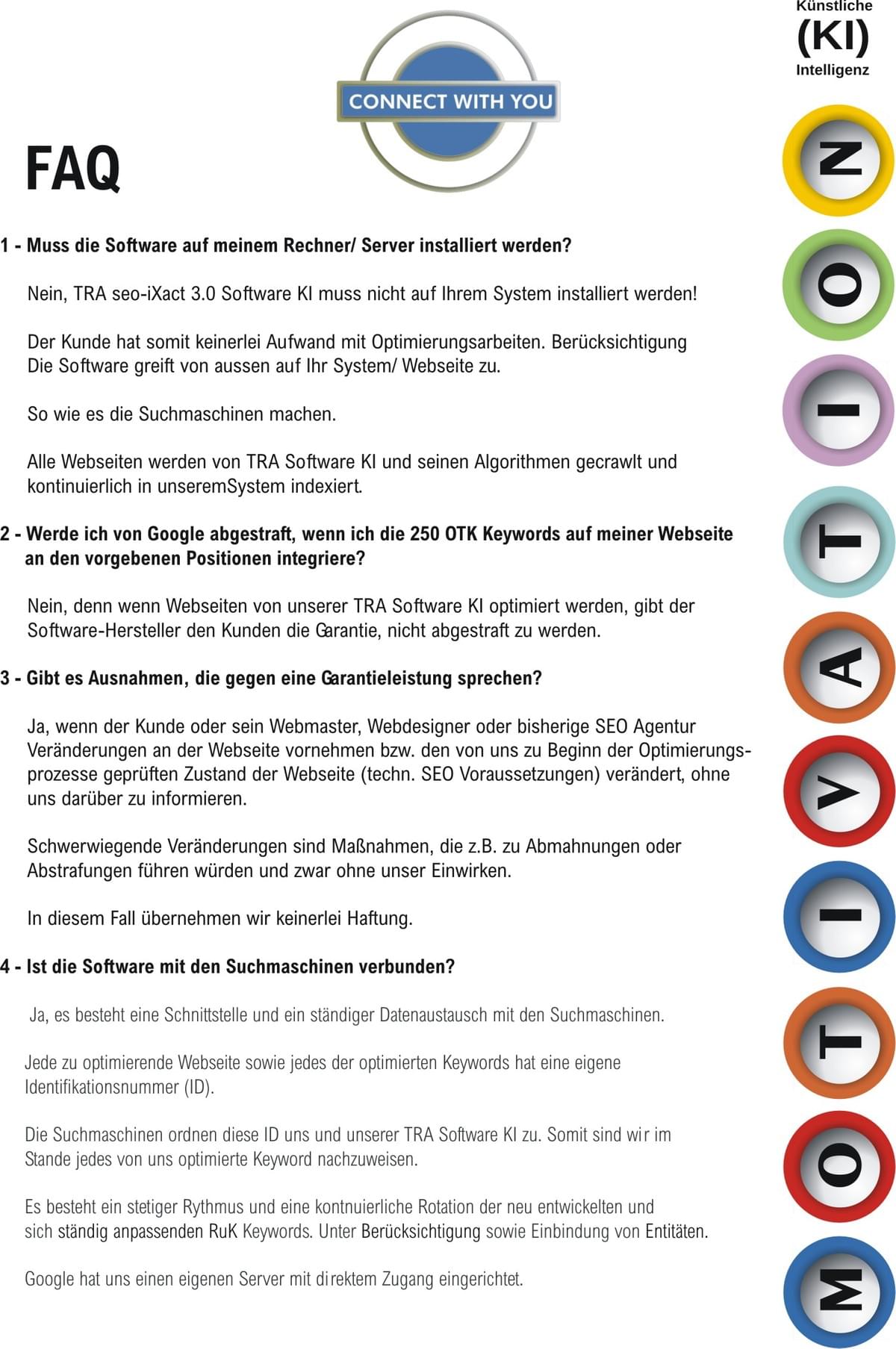 Unser FAQ for YOU Unser FAQ for YOU