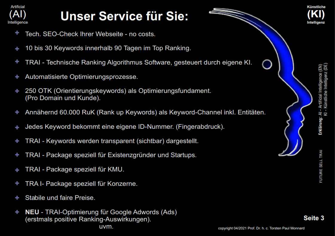 Unser Service für Sie - TRA KI Software Unser Service für Sie - TRA KI Software