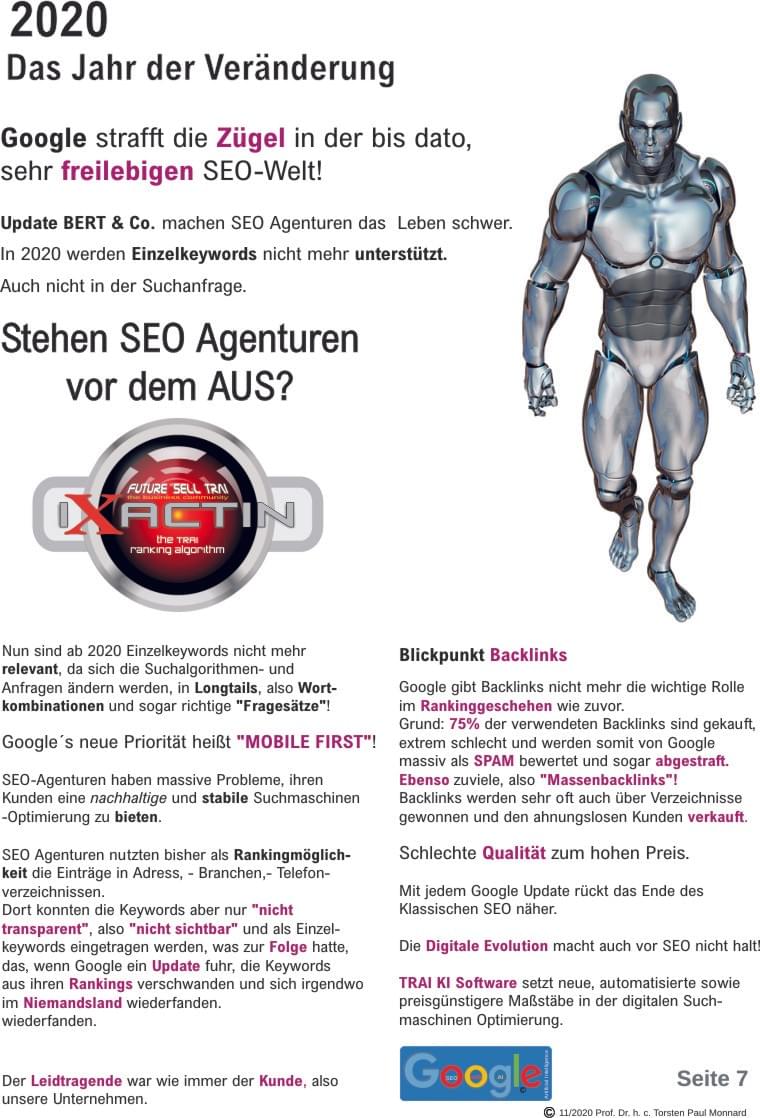 Stehen SEO Agenturen vor dem AUS? Stehen SEO Agenturen vor dem AUS?
