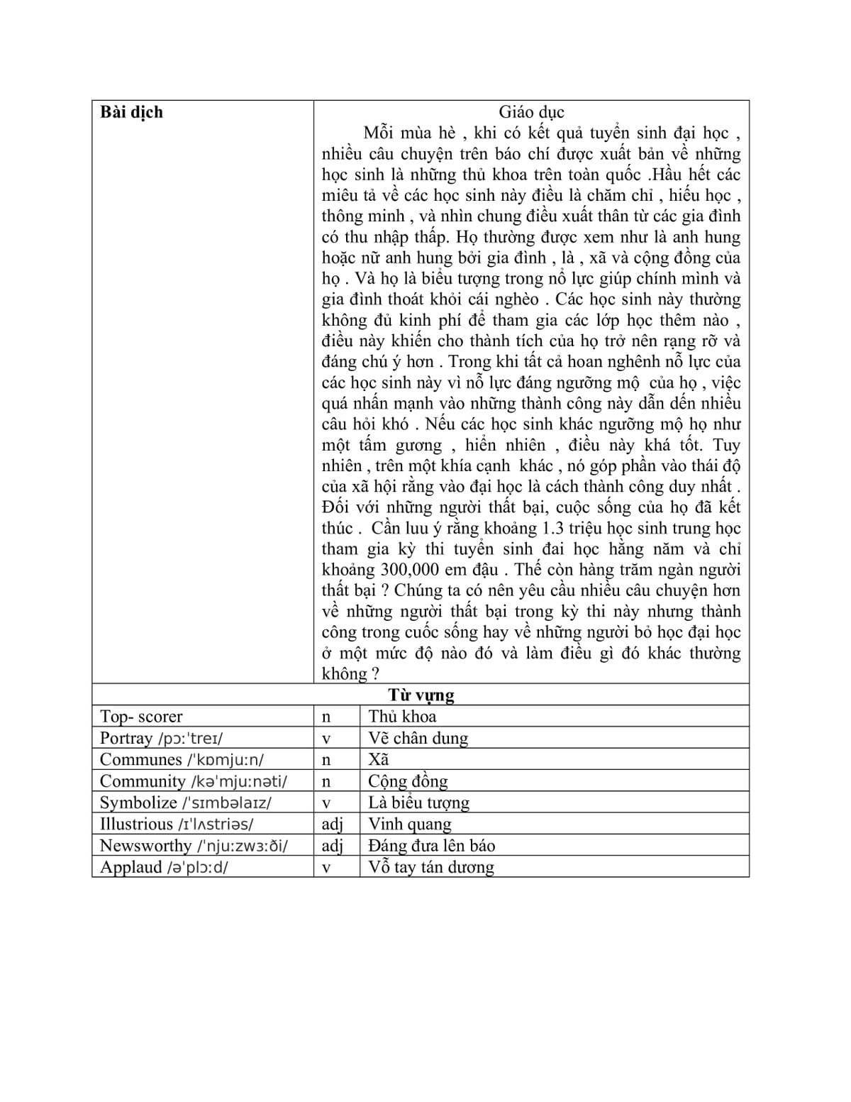 Answer key 2 Answer key 2