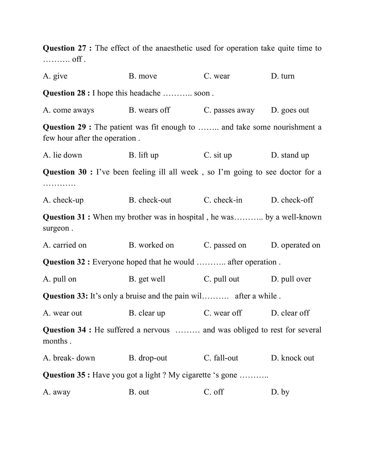 Hướng dẫn từ A đến Z dạng bài IDIOMS & PHRASAL VERBS trong Tiếng Anh THPT Quốc Gia Hướng dẫn từ A đến Z dạng bài IDIOMS & PHRASAL VERBS trong Tiếng Anh THPT Quốc Gia