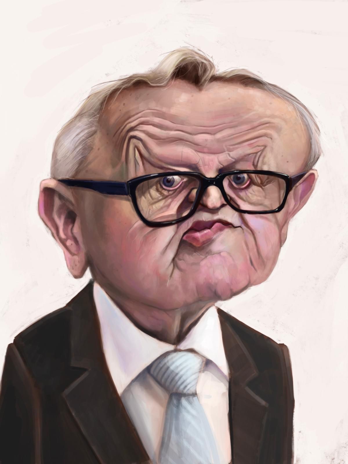Martti Ahtisaari karikatyyri karikatyr caricature Martti Ahtisaari karikatyyri karikatyr caricature