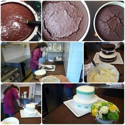 Gâteau de mariage à la Hercule Stout - les étapes Gâteau de mariage à la Hercule Stout - les étapes